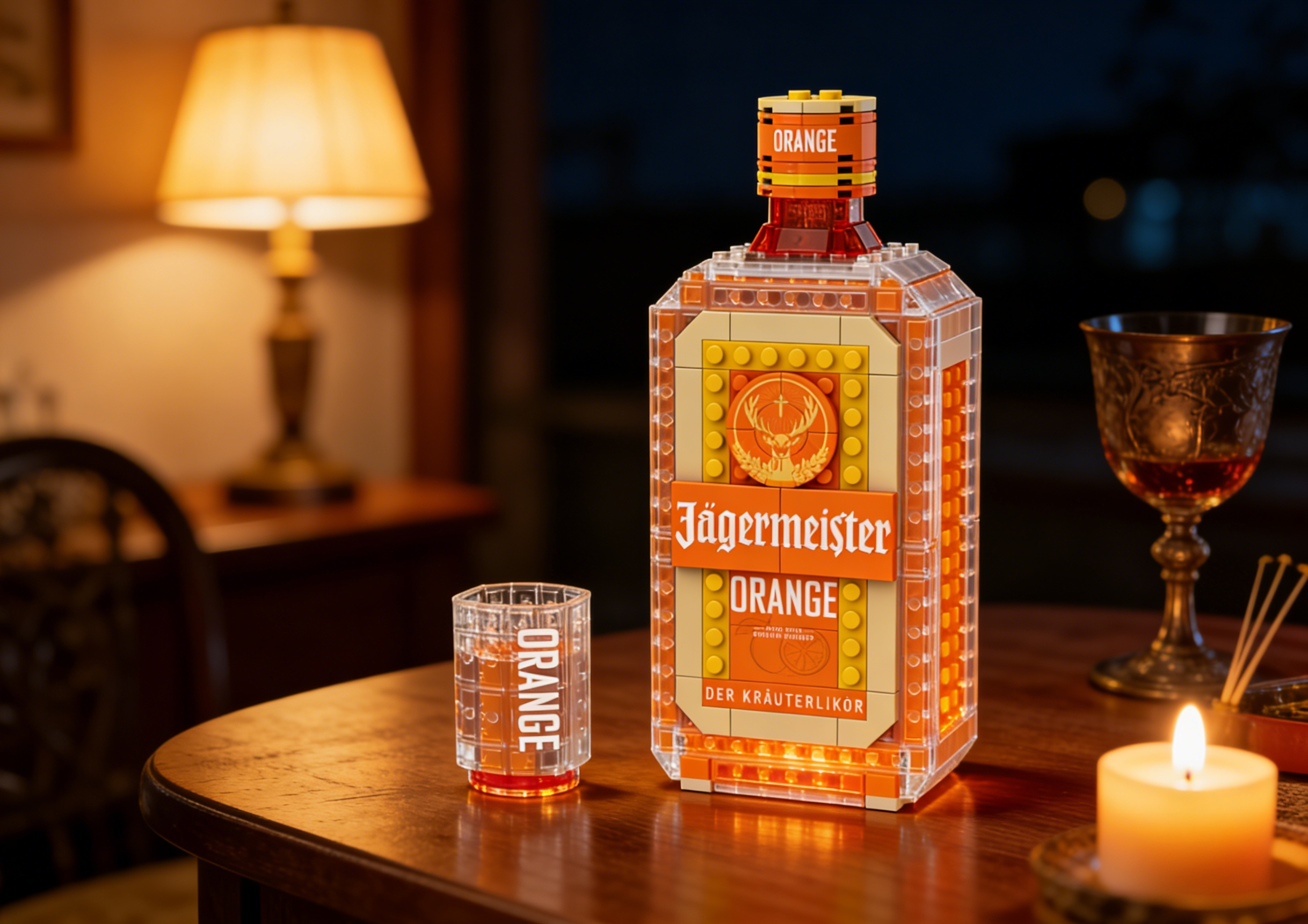 🍊 Orange Stag Herbal Bottle Brick Set