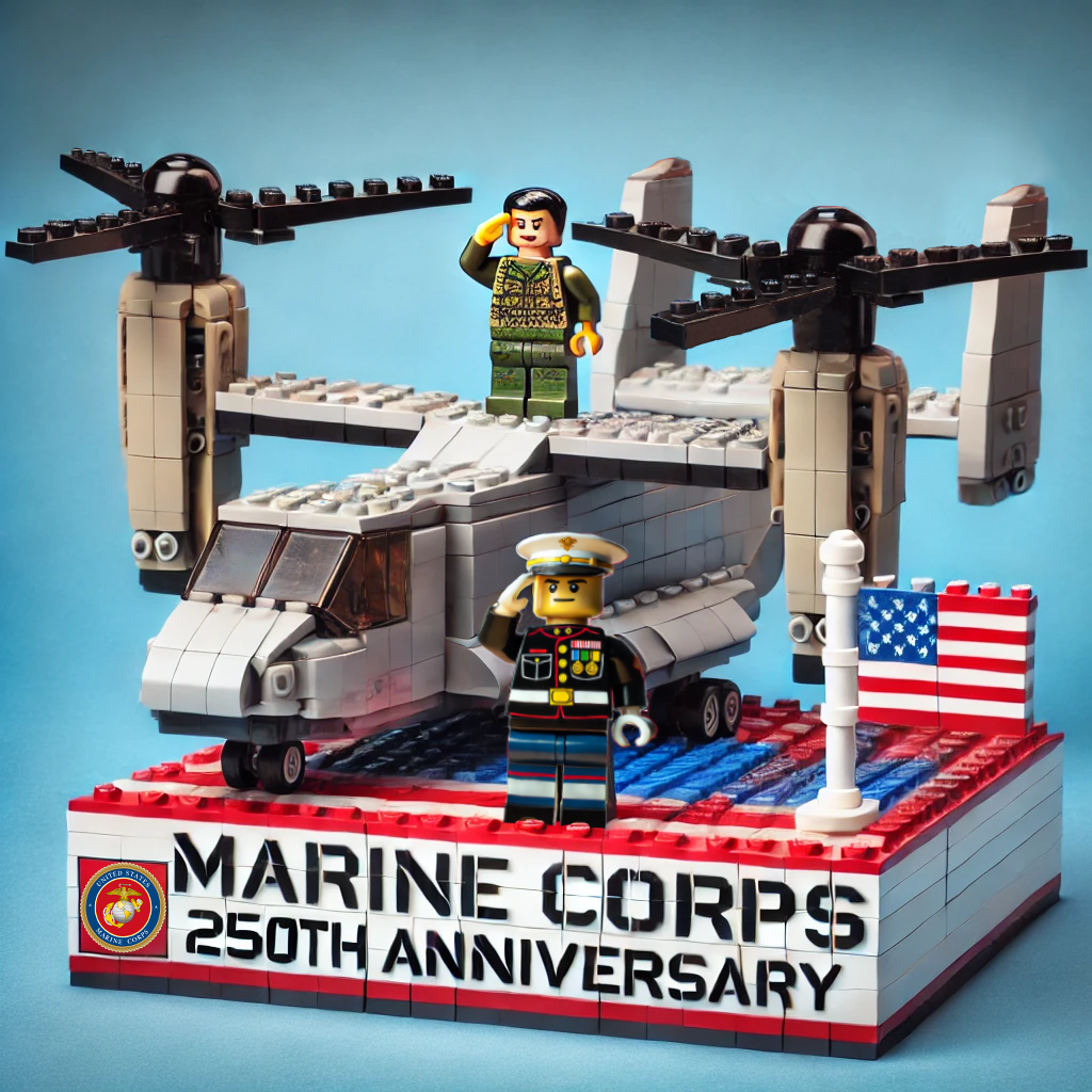 U.S. Military 250th Anniversary Building Blocks