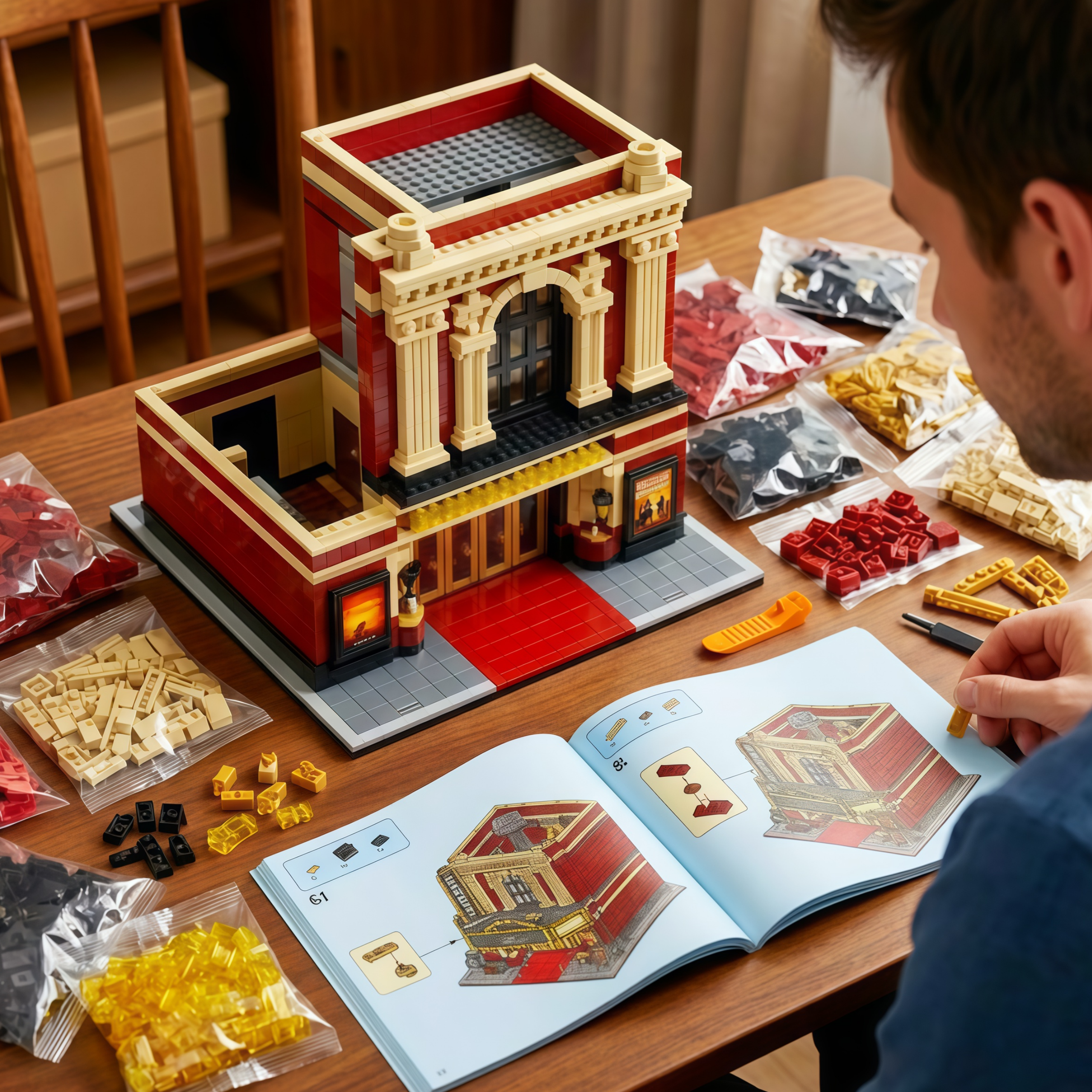 Broadway Theatre Building Block Model
