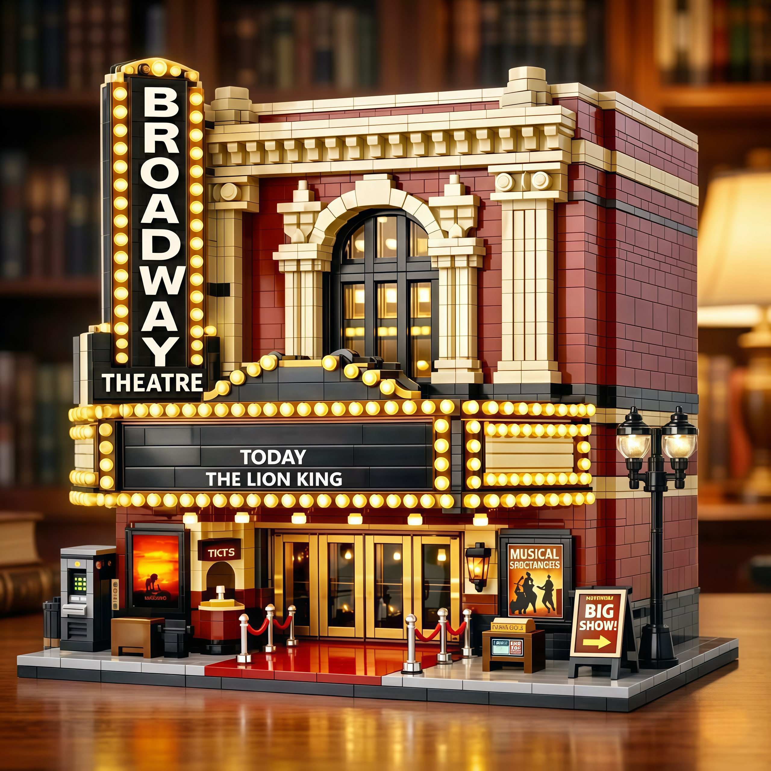 Broadway Theatre Building Block Model