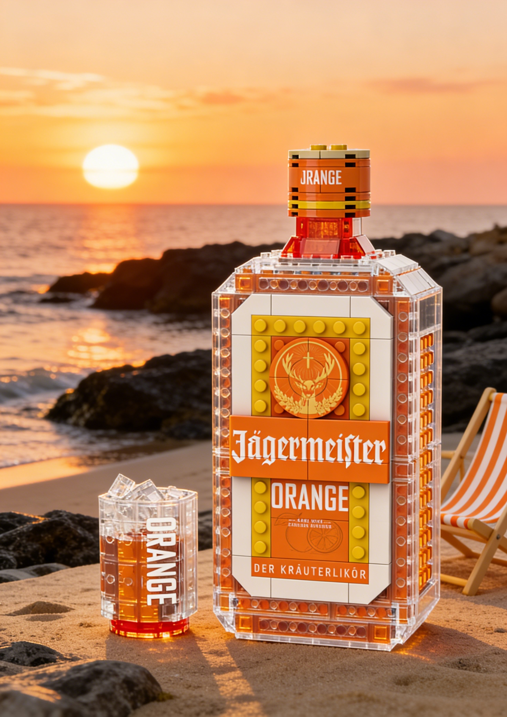 🍊 Orange Stag Herbal Bottle Brick Set