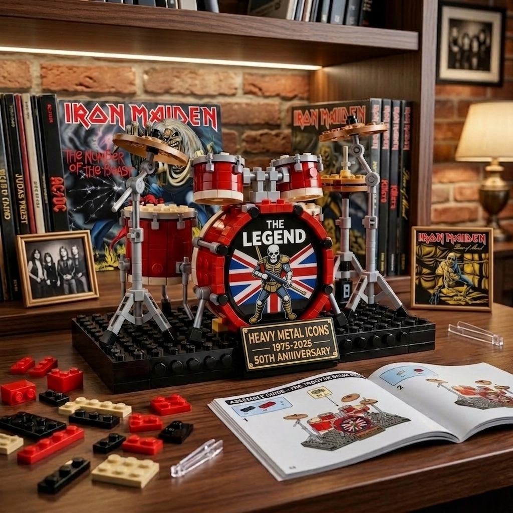 🥁 The Trooper Drum Kit Brick Set