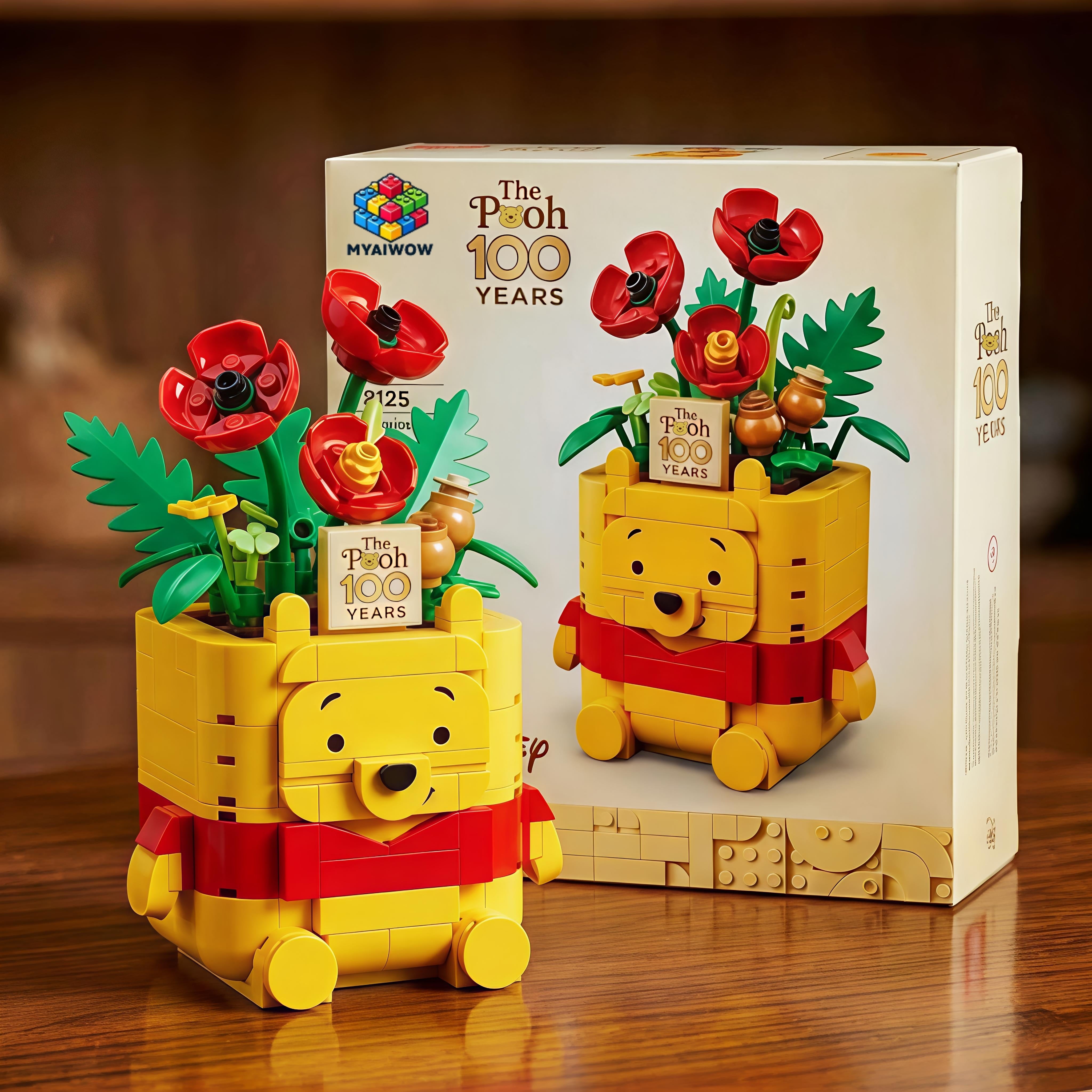 ๐ฏ๐ผ Honey Bear 100-Year Style Brick Display Set