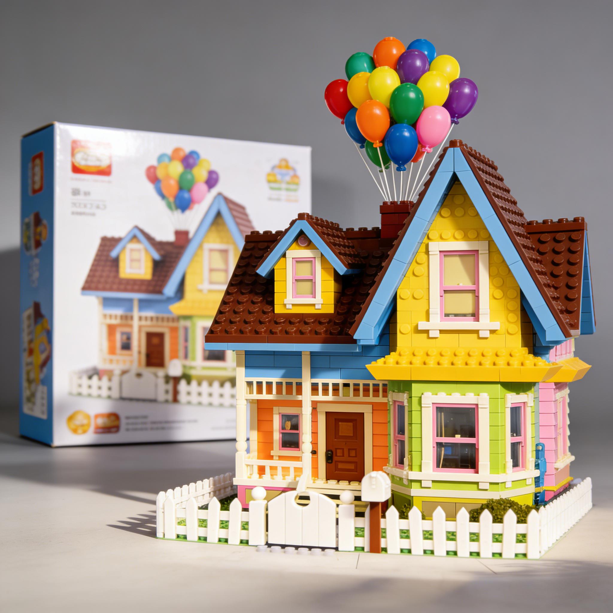 ๐๐ Dream Balloon House Collector Brick Display Set