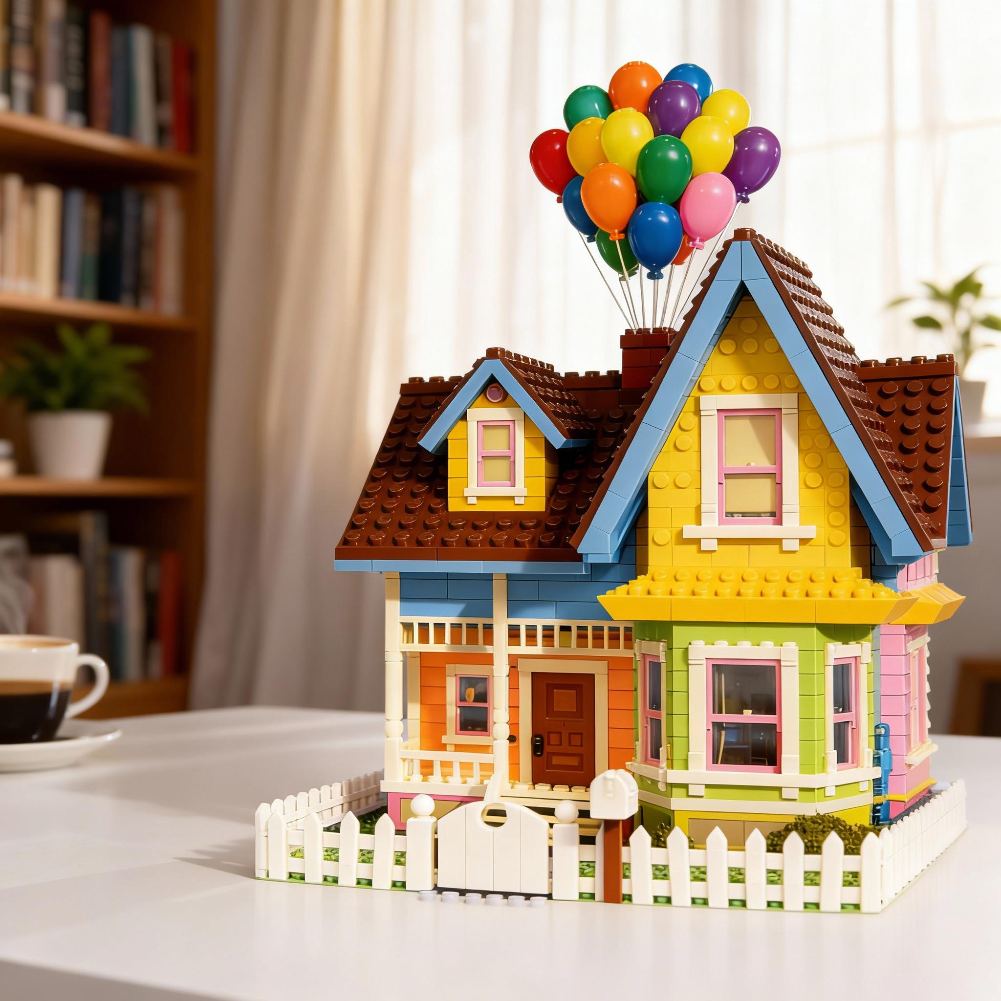 ๐๐ Dream Balloon House Collector Brick Display Set