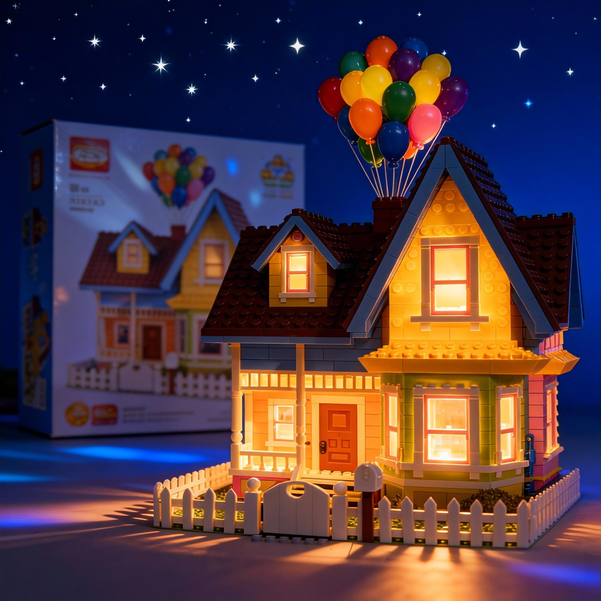 ๐๐ Dream Balloon House Collector Brick Display Set