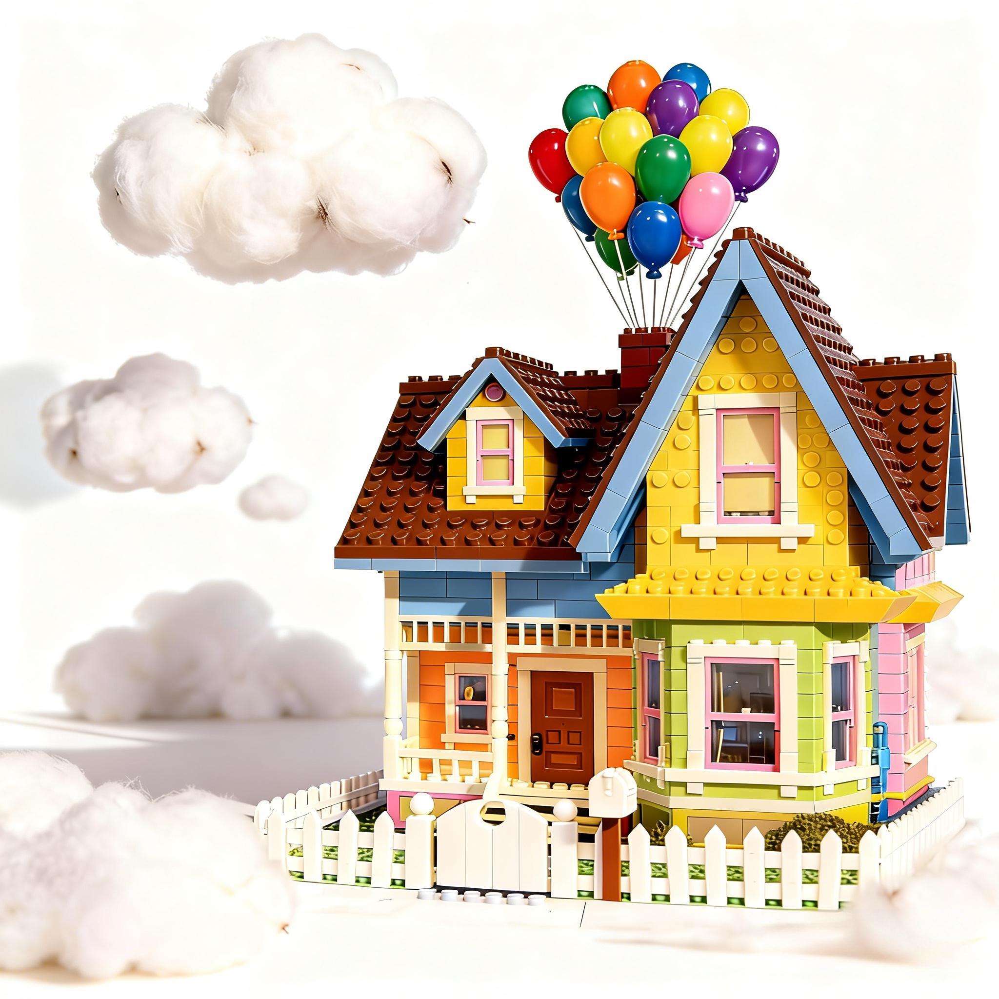 ๐๐ Dream Balloon House Collector Brick Display Set