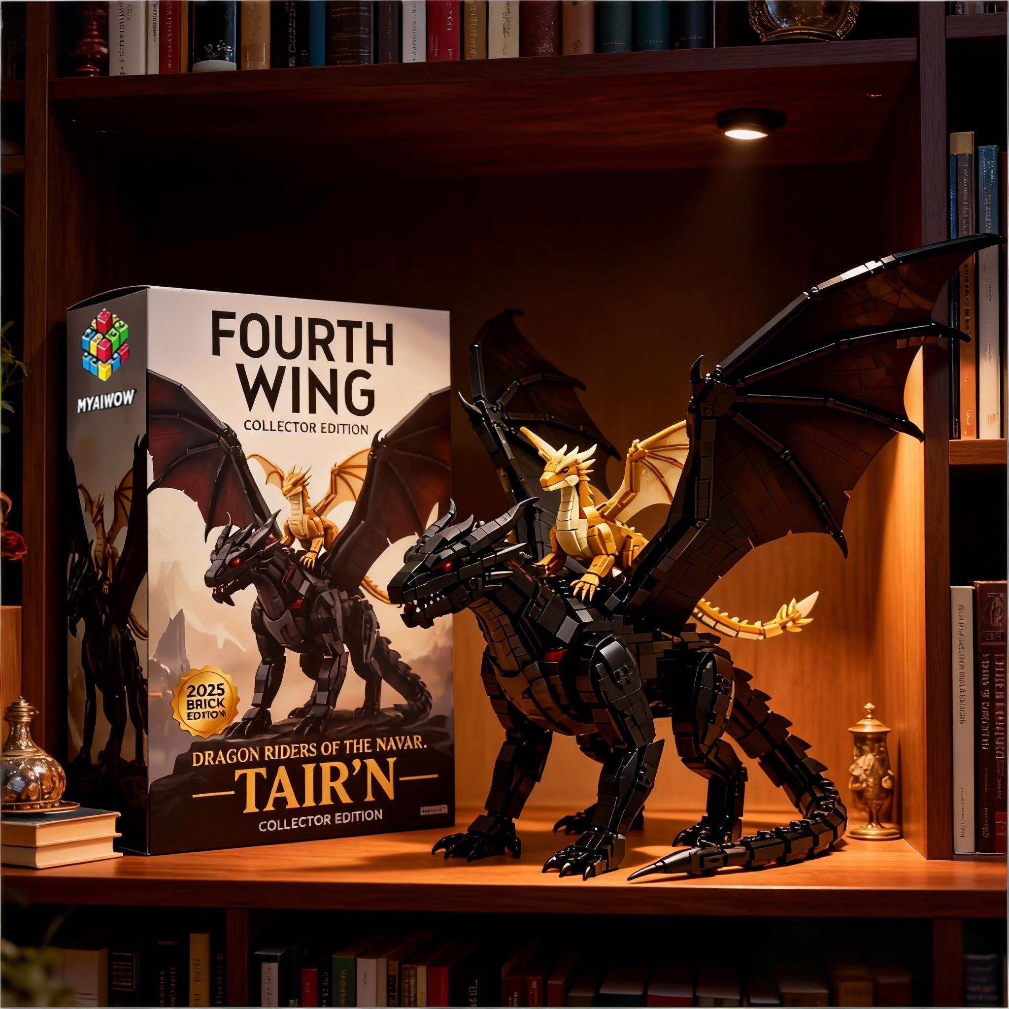 Fourth Wing: Tairn & Andarna Dual Dragon Collector Brick Edition