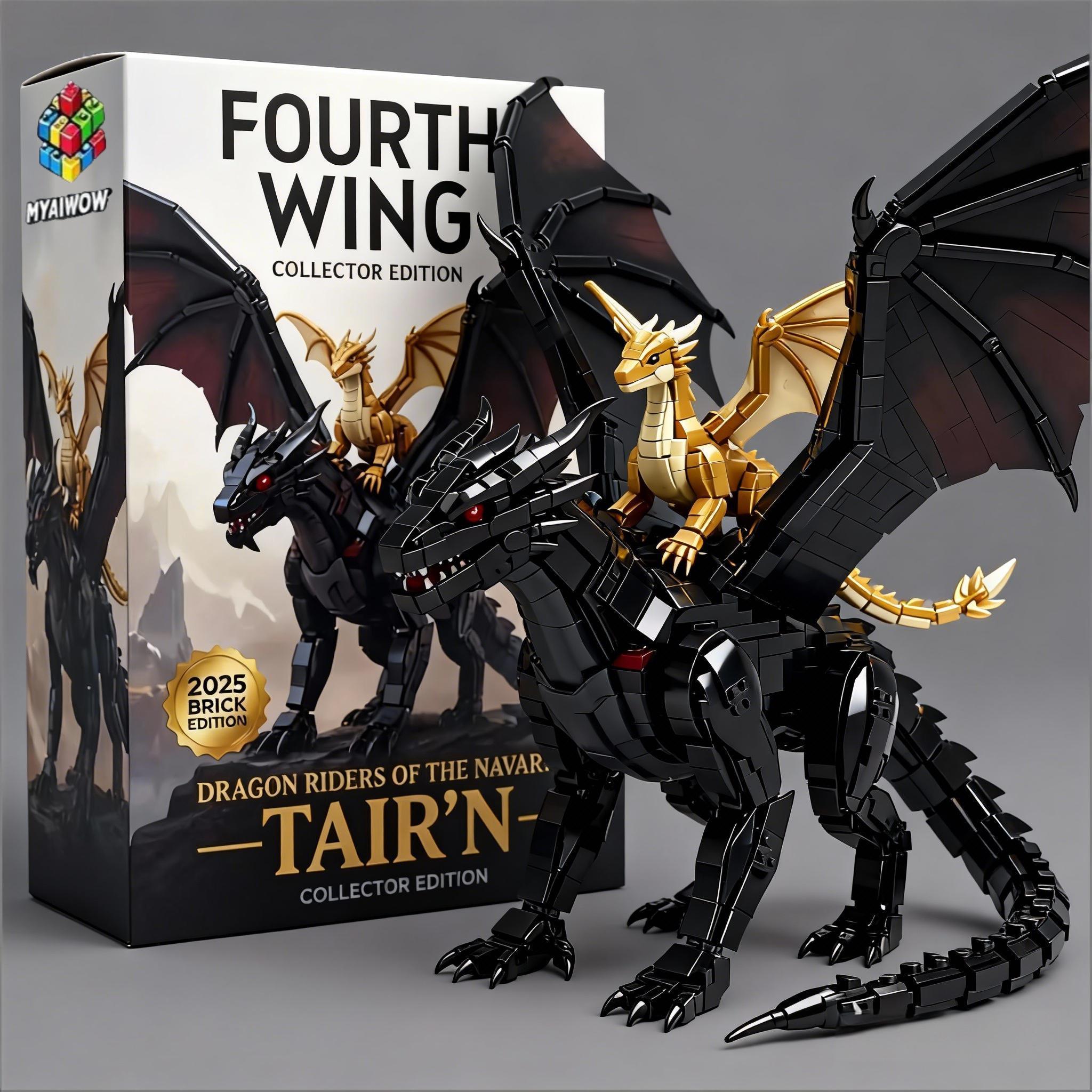 Fourth Wing: Tairn & Andarna Dual Dragon Collector Brick Edition