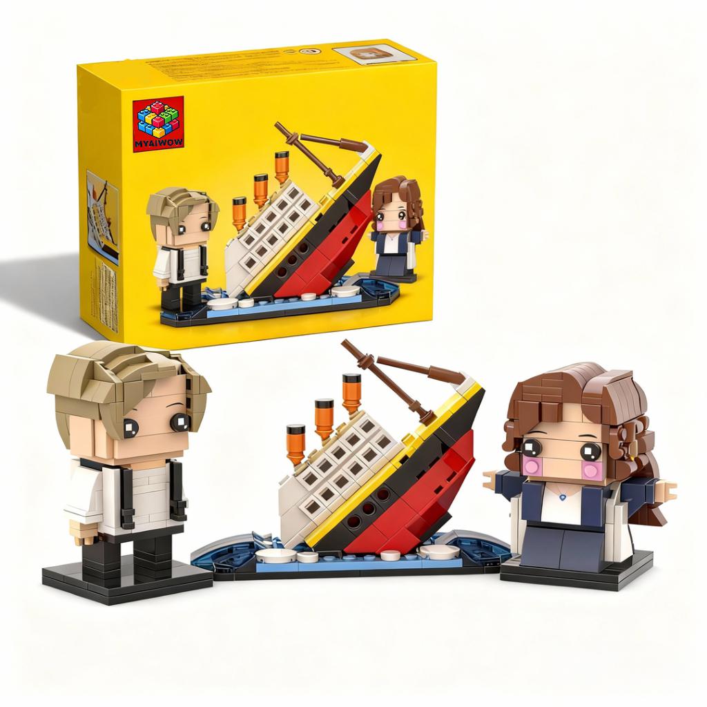 🚢 Titanic Brick Set: Jack & Rose’s Eternal Moment