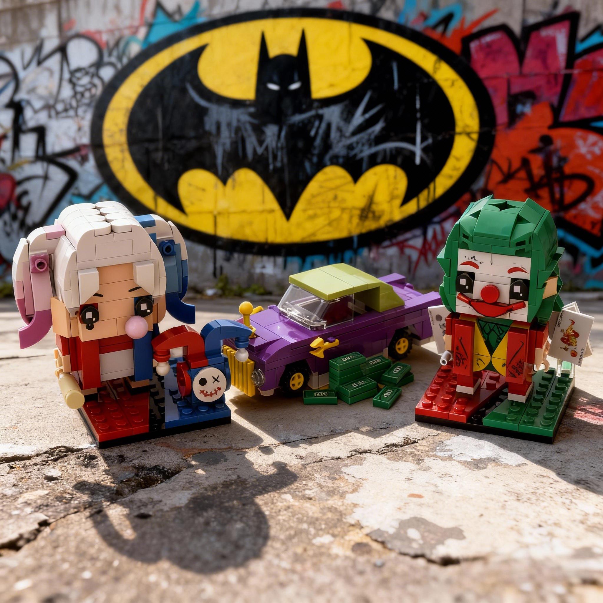 🃏 Chaos Duo Brick Set: Harley & Joker’s Getaway