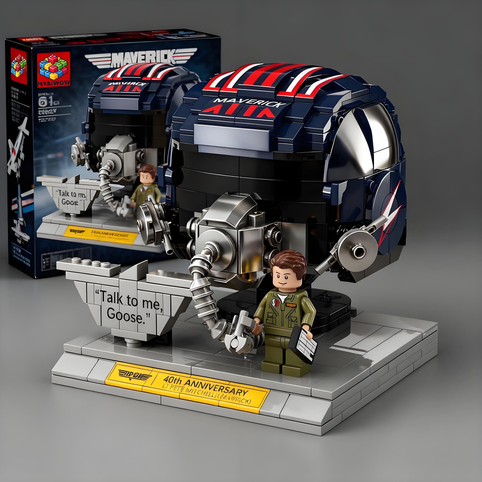 ✈️ Mavericks 40th Anniversary Helmet Building Set