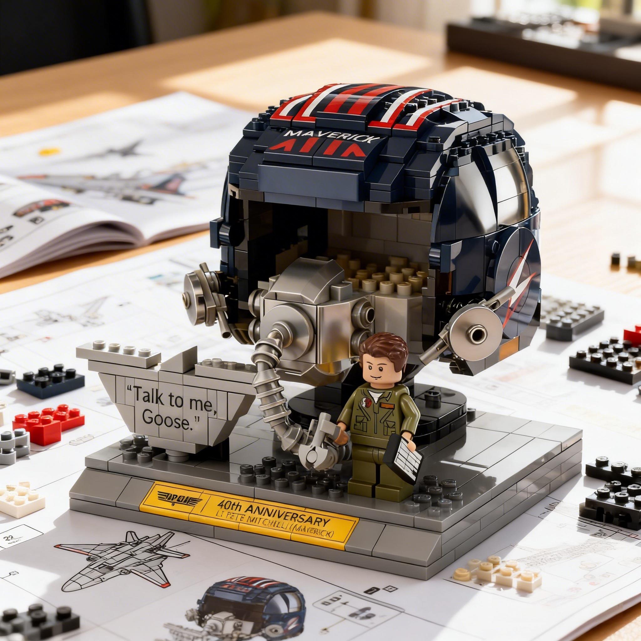 ✈️ Mavericks 40th Anniversary Helmet Building Set