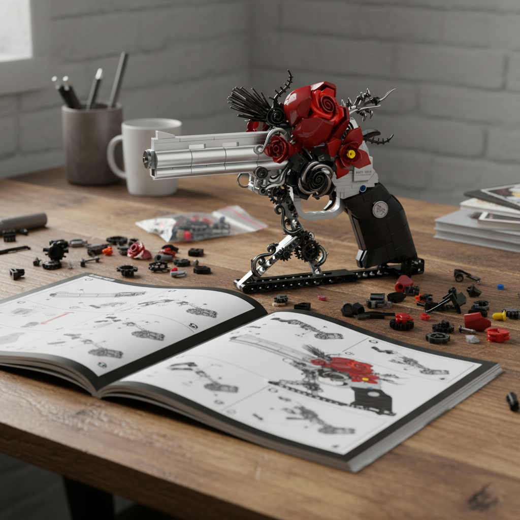 🖤 Dark Gothic Romantic Building Block Series