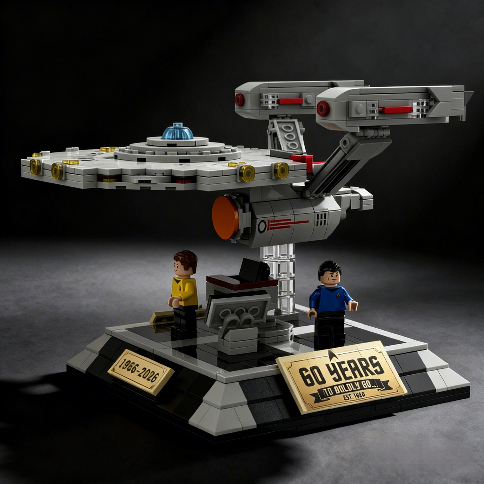 Boldly Go 60th Anniversary Brick Set
