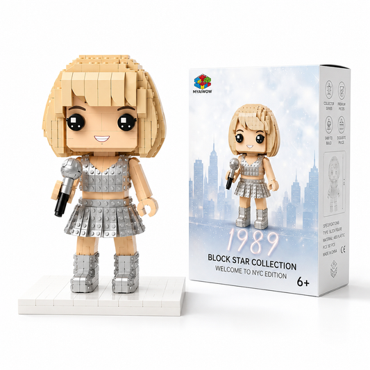 1989 Pop Star Brick Figure – Silver Stage Edition