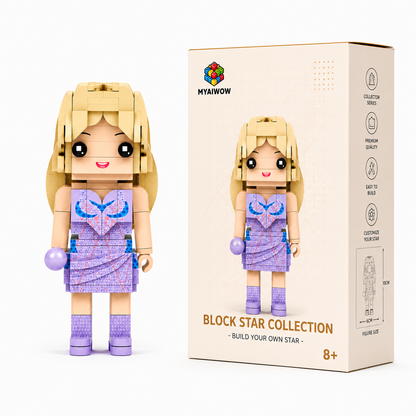 Cruel Summer Dream Brick Figure – Pastel Pop Edition