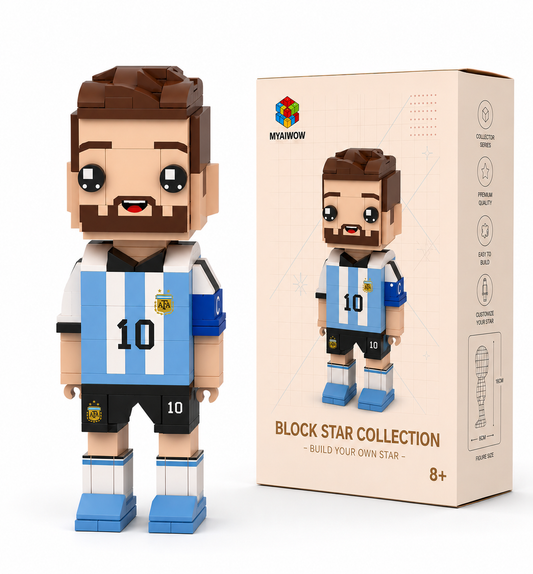 Legendary No.10 Football Brick Figure