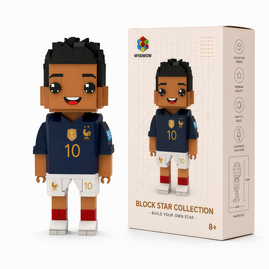 World Champion Football Brick Figure