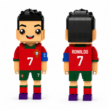Legendary No.7 Football Brick Figure