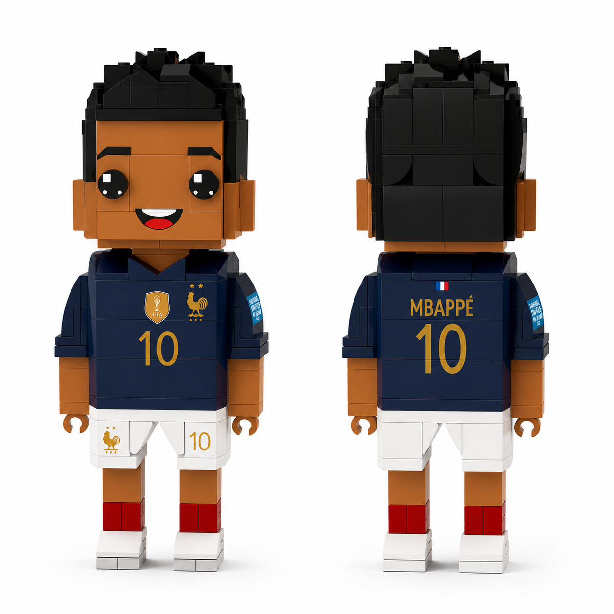 World Champion Football Brick Figure