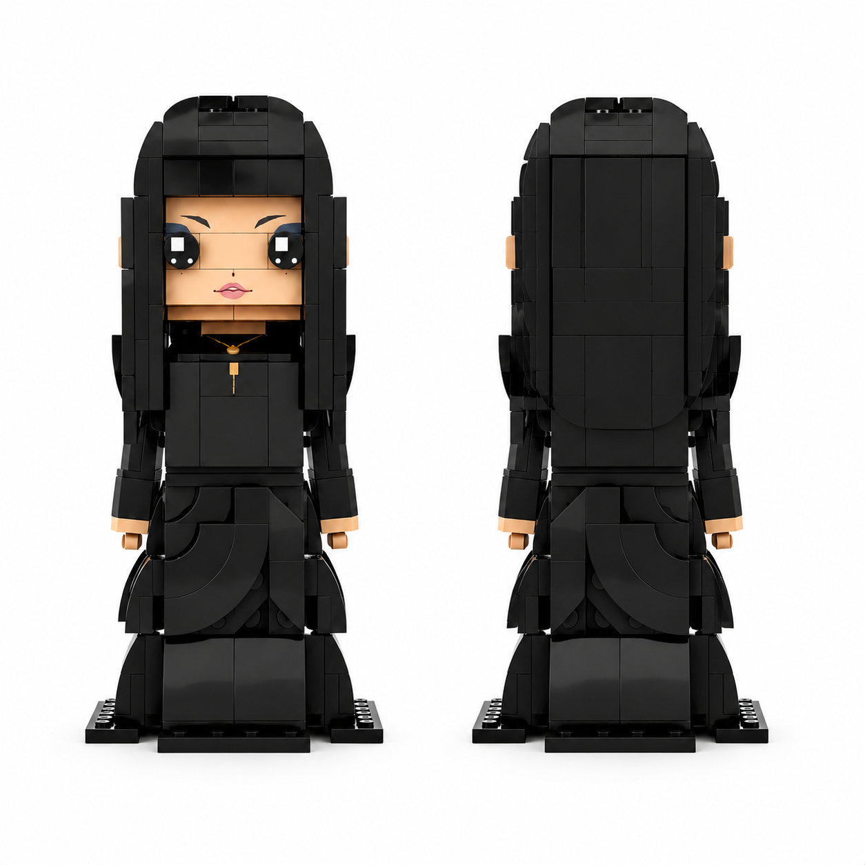 Dark Glam Pop Icon Brick Figure