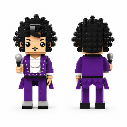 Purple Stage Legend Brick Figure