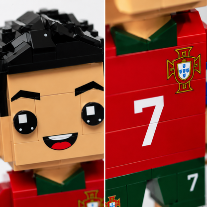 Legendary No.7 Football Brick Figure