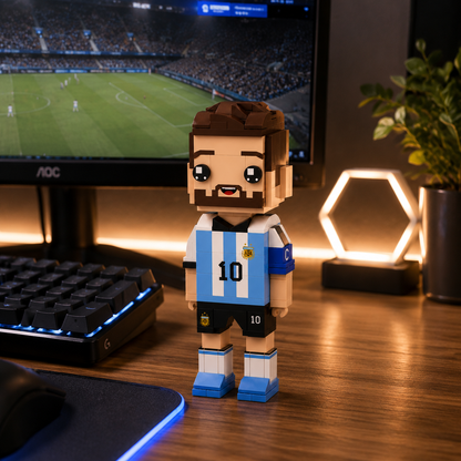 Legendary No.10 Football Brick Figure