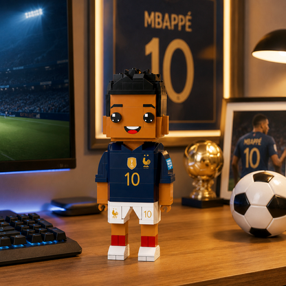 World Champion Football Brick Figure