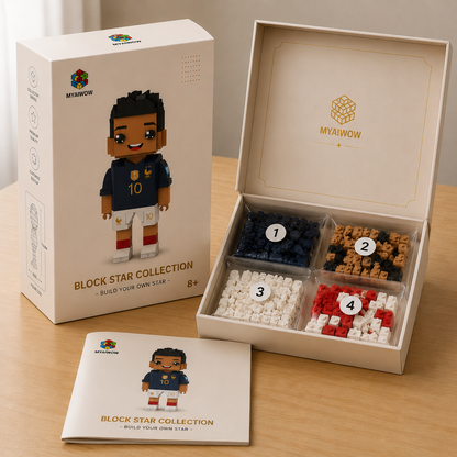 World Champion Football Brick Figure