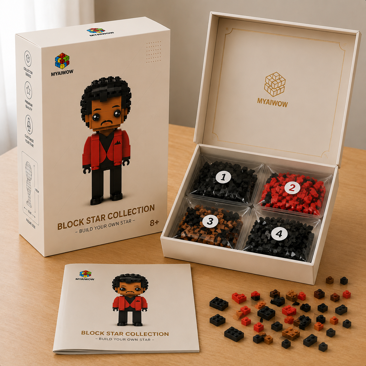 Midnight R&B Icon Brick Figure