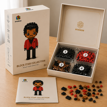 Midnight R&B Icon Brick Figure