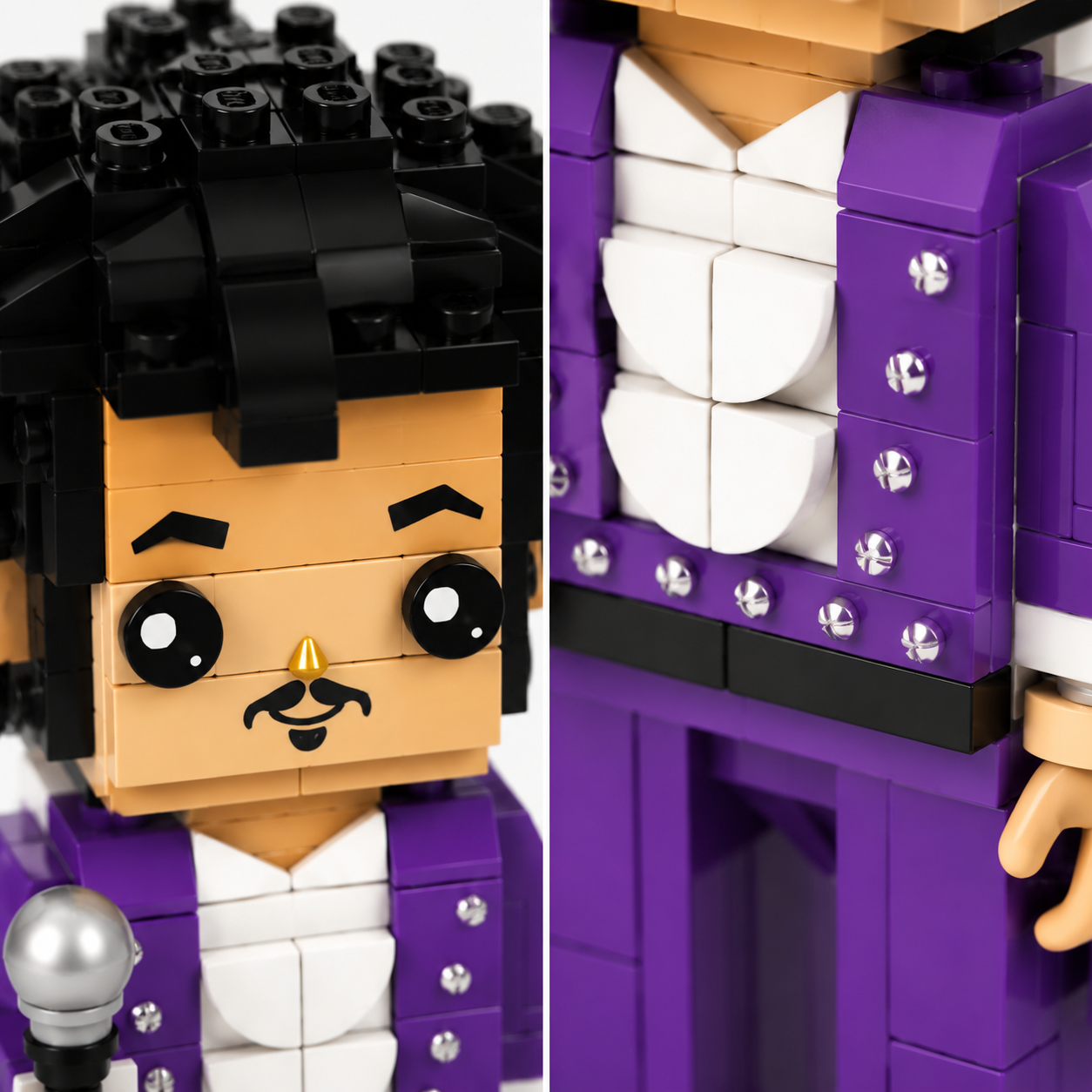 Purple Stage Legend Brick Figure