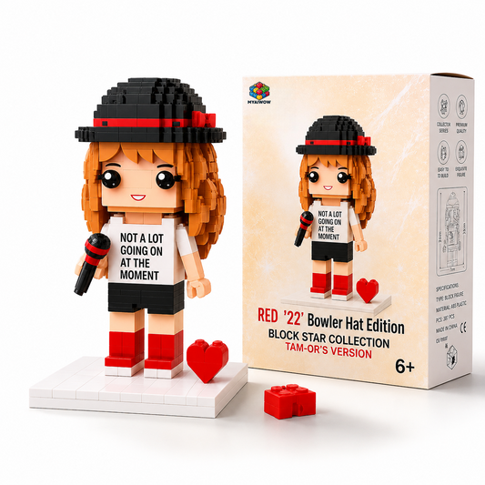 Red Era Songbird Brick Figure