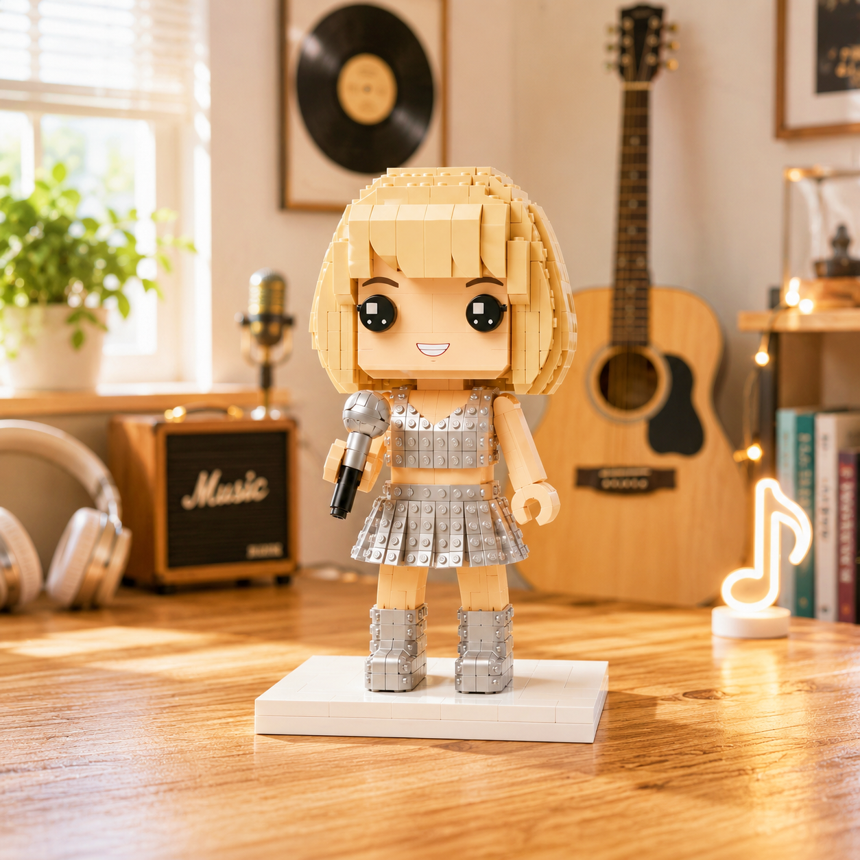 1989 Pop Star Brick Figure – Silver Stage Edition
