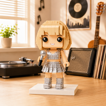 1989 Pop Star Brick Figure – Silver Stage Edition