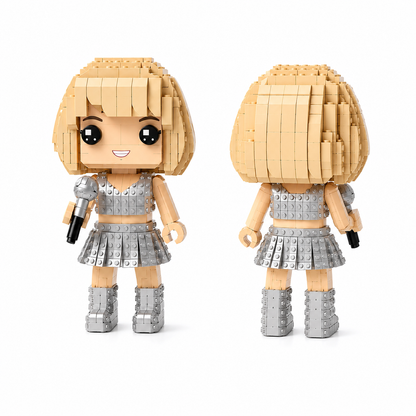 1989 Pop Star Brick Figure – Silver Stage Edition