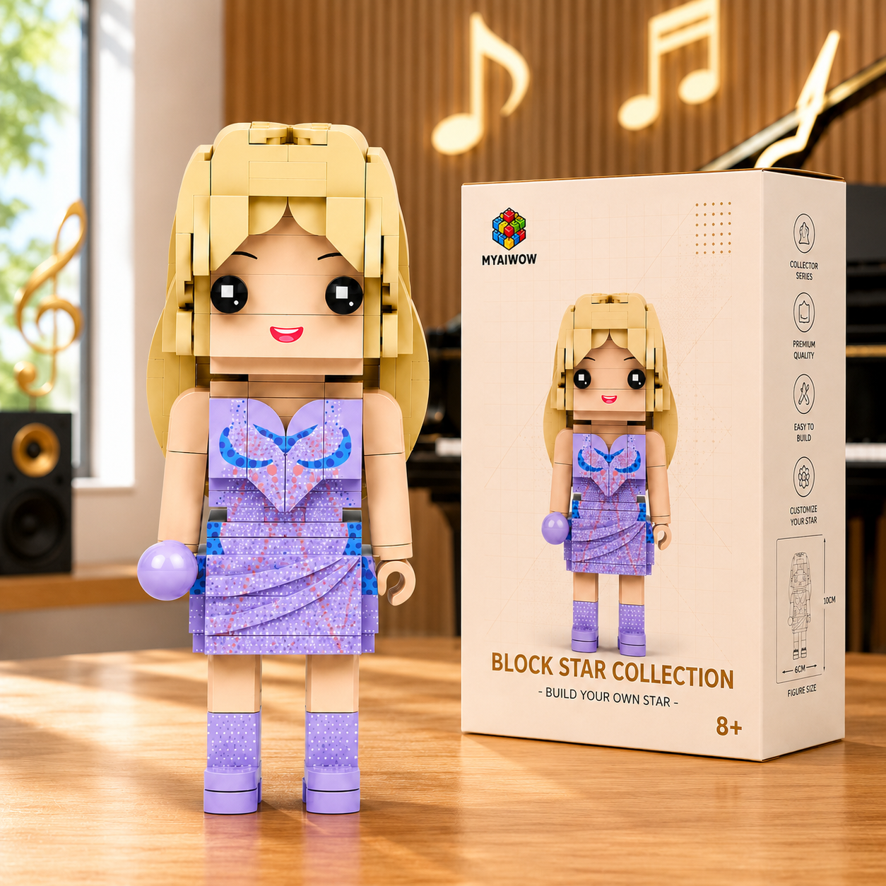 Cruel Summer Dream Brick Figure – Pastel Pop Edition