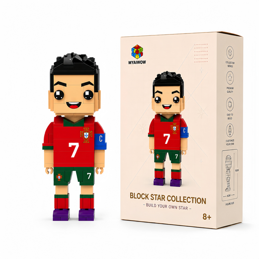 Legendary No.7 Football Brick Figure