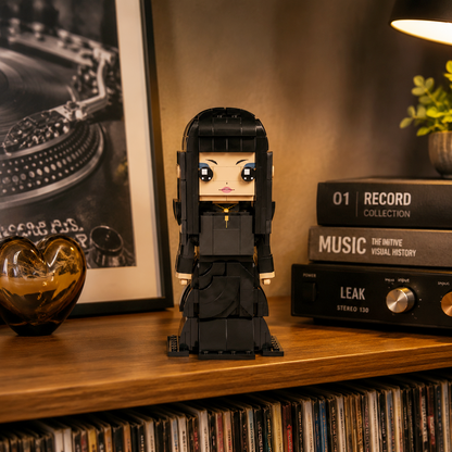 Dark Glam Pop Icon Brick Figure