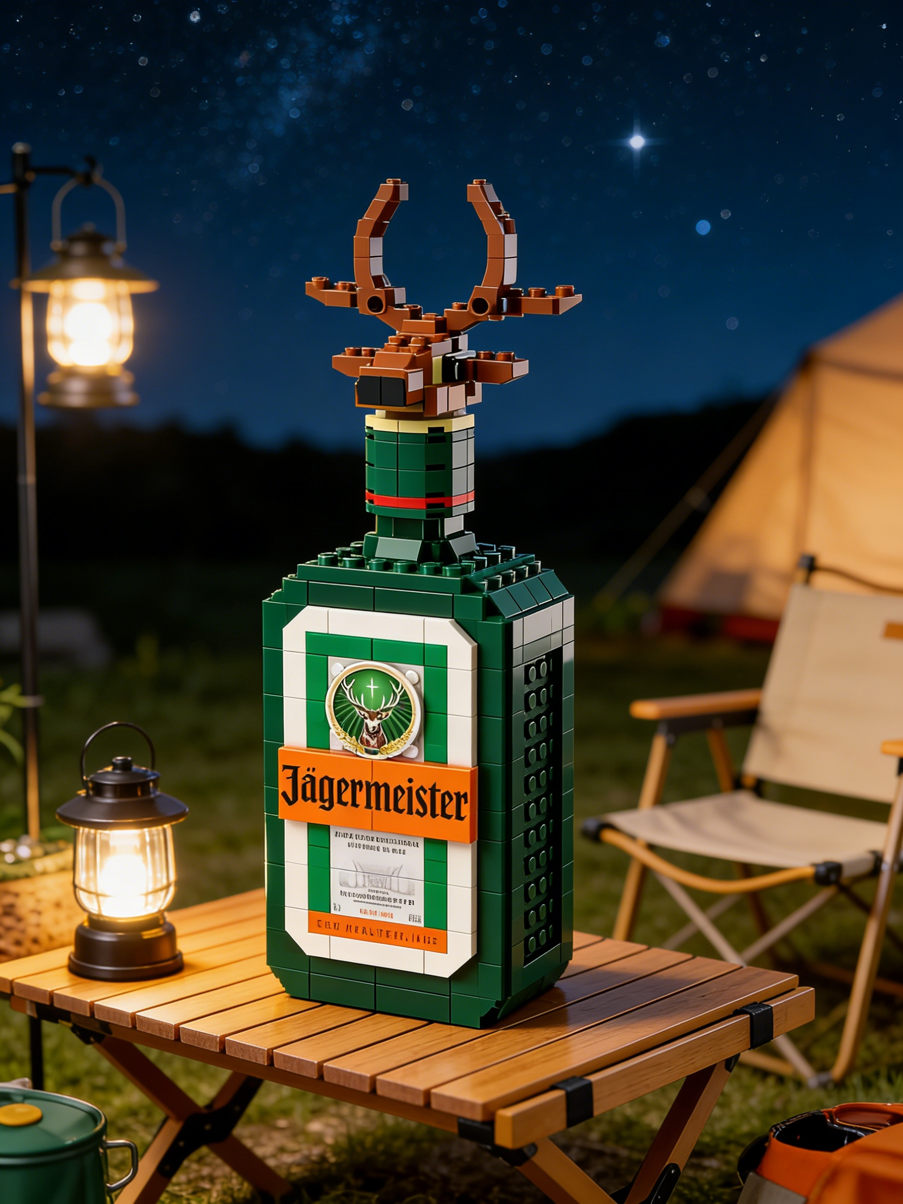 🍷 Forest Stag Herbal Bottle Brick Set