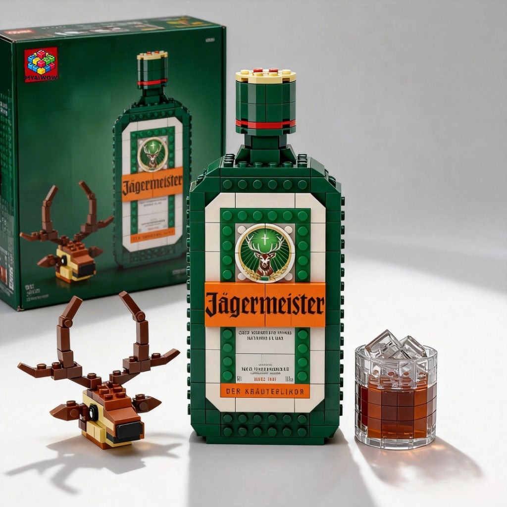 🍷 Forest Stag Herbal Bottle Brick Set