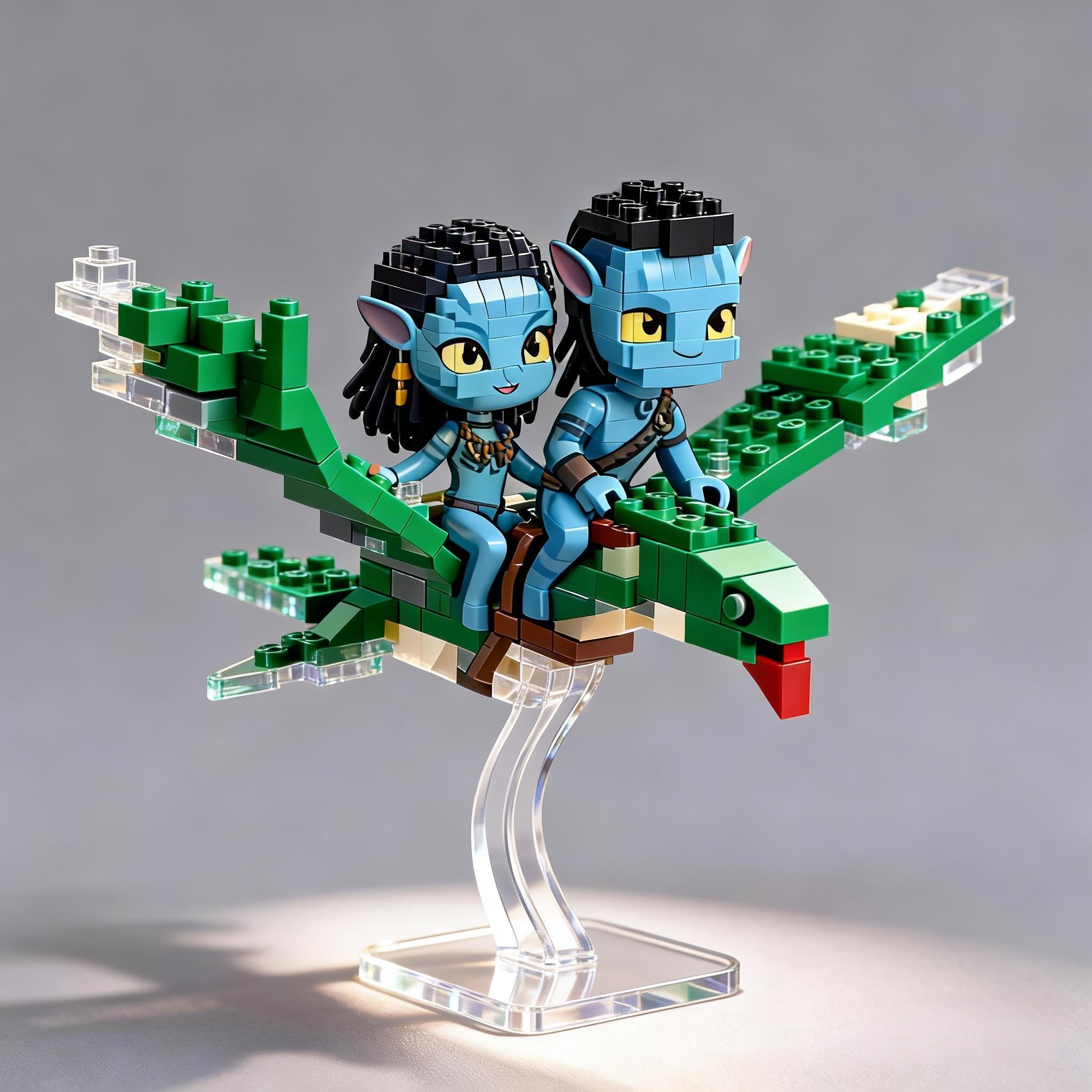 🌿🦅 Forest Flight Duo Collector Brick Display Set