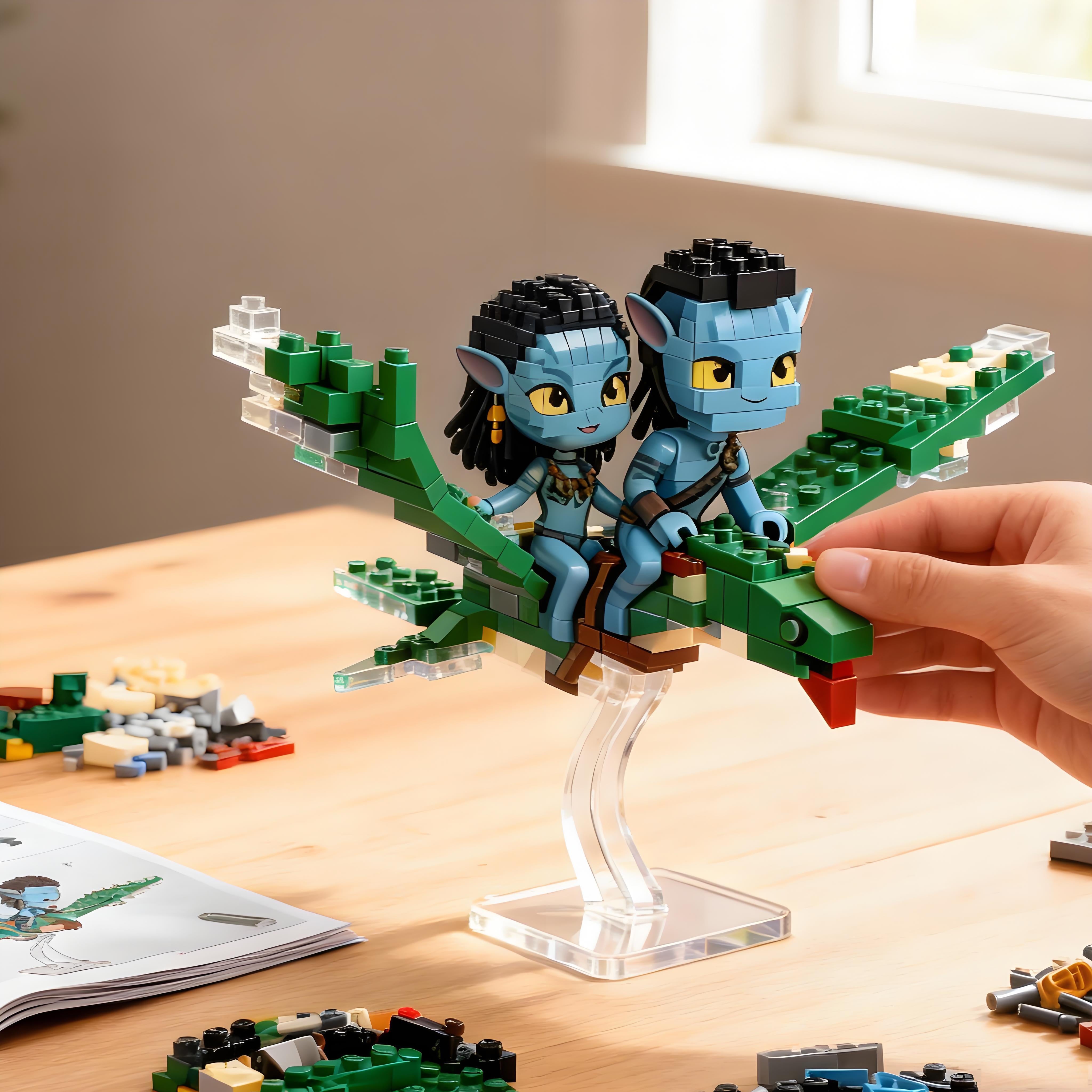 🌿🦅 Forest Flight Duo Collector Brick Display Set