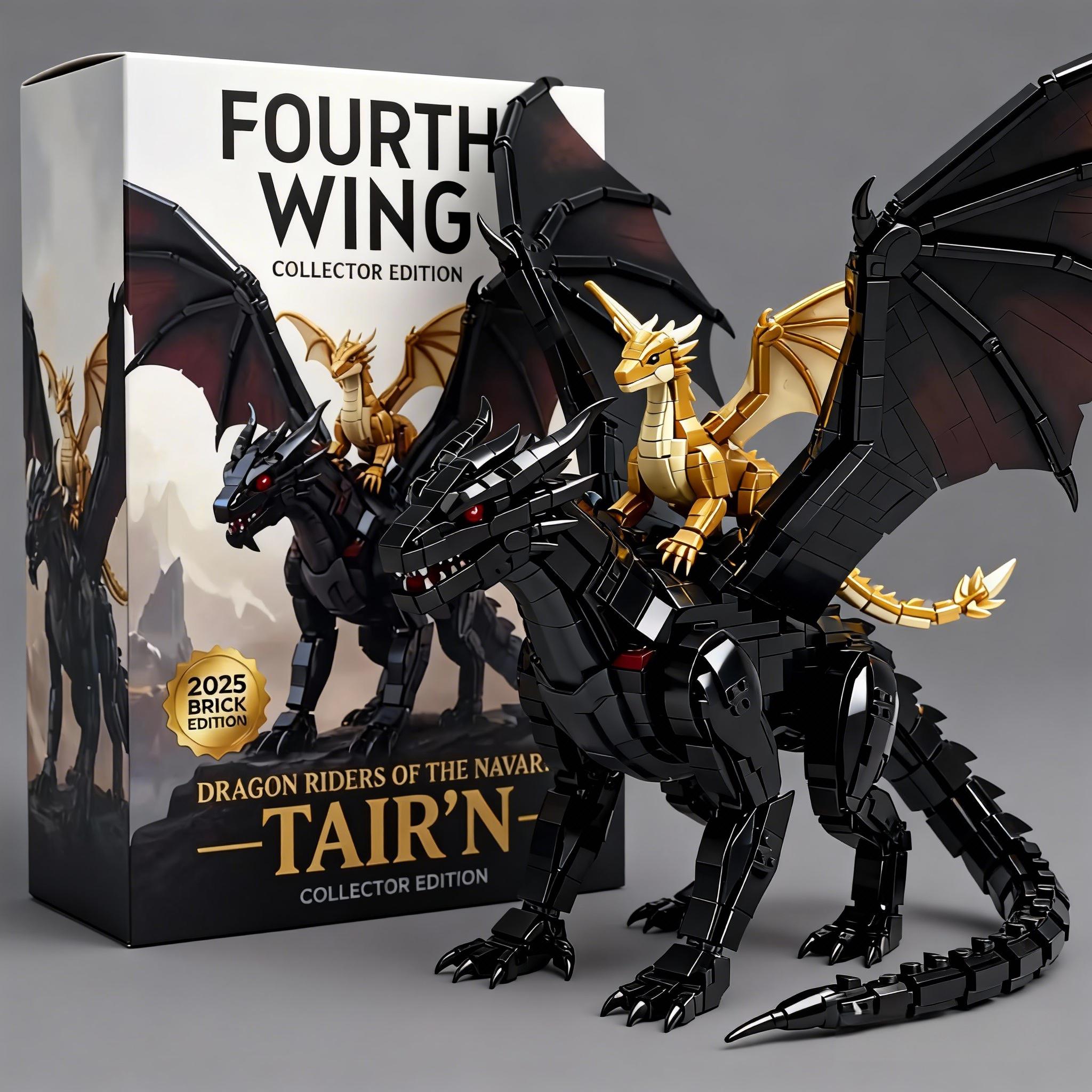 Fourth Wing: Tairn & Andarna Dual Dragon Collector Brick Edition