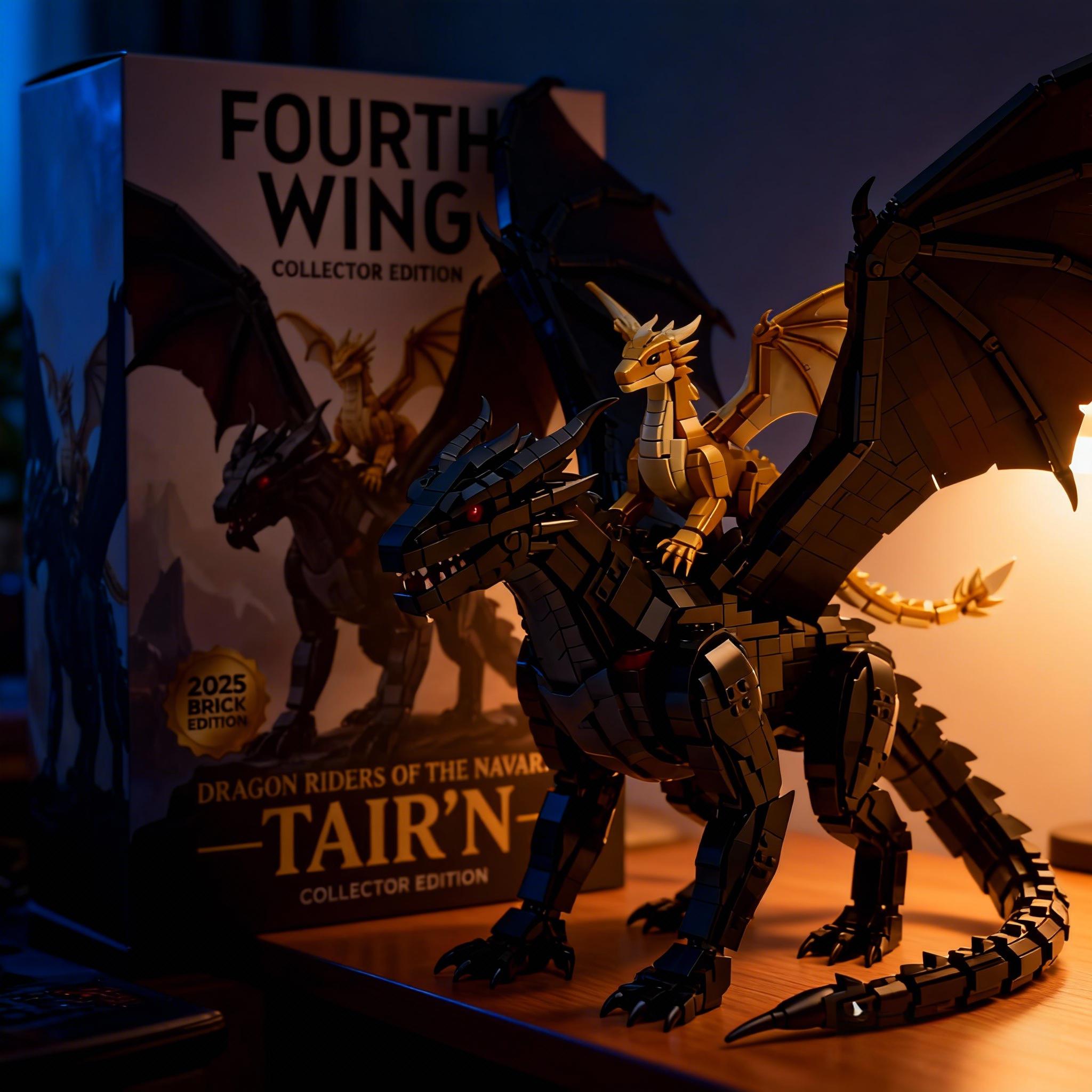 Fourth Wing: Tairn & Andarna Dual Dragon Collector Brick Edition