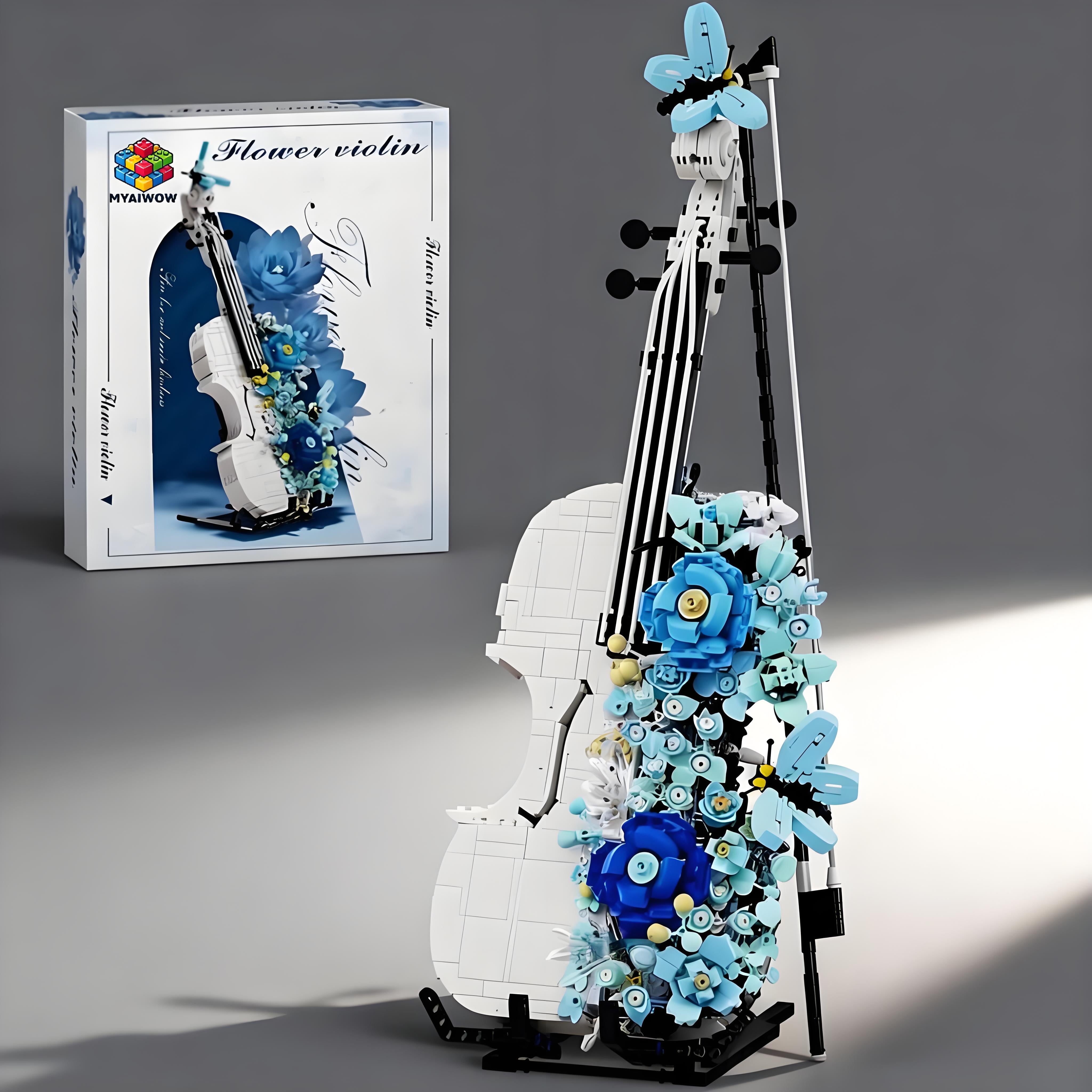 💙 Frosted Bloom Violin Block Set
