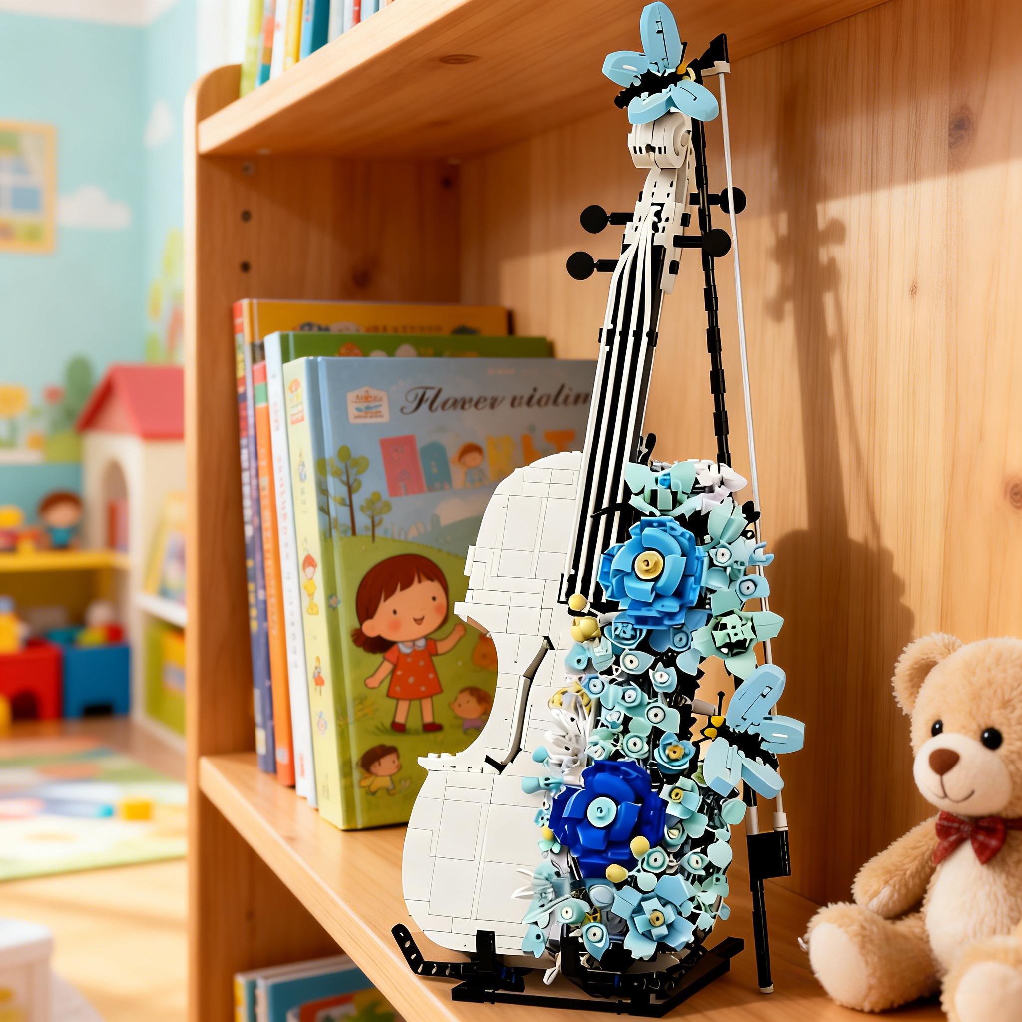 💙 Frosted Bloom Violin Block Set