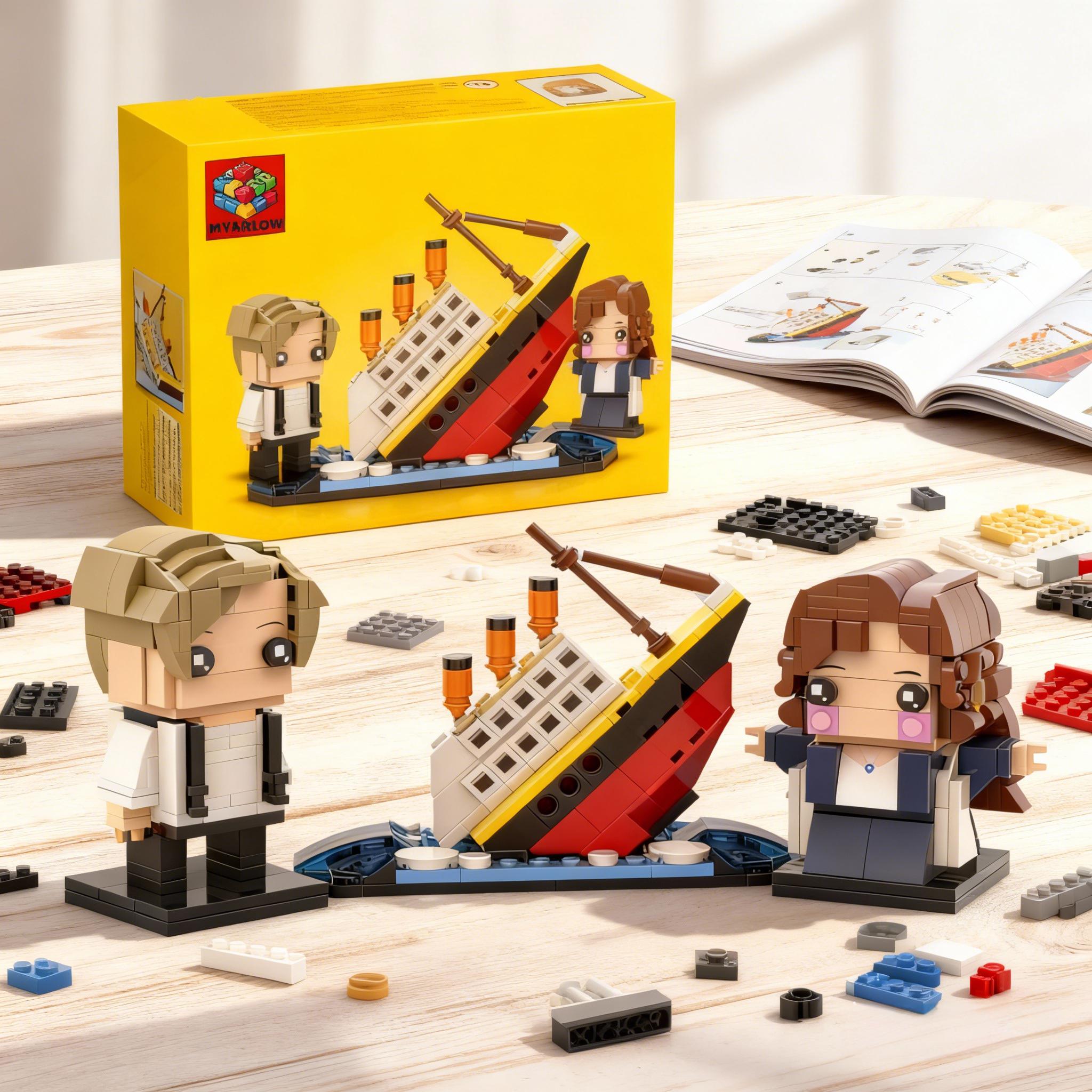 🚢 Titanic Brick Set: Jack & Rose’s Eternal Moment